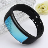 Fashion Pedometer 3D Sensor LED 8GB Smart Sports Watch Bracelet