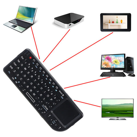 New 2.4G Wireless Keyboard Air Mouse Touchpad for PC Notebook Smart TV